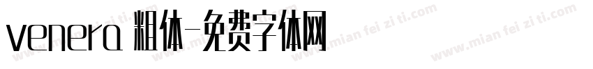 venera 粗体字体转换